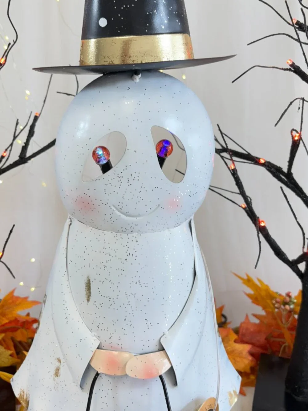 Cynthia Rowley Halloween Trick Treat Ghost Witch Hat Led 25